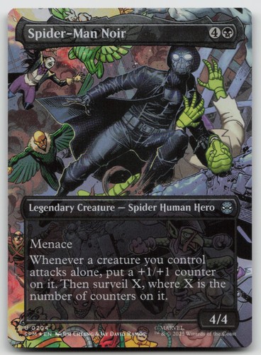 Spider man noir - spider-man, (borderless)