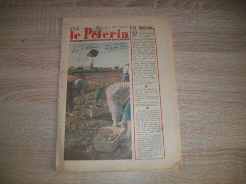 Ancien journal pèlerin - journal,, 9