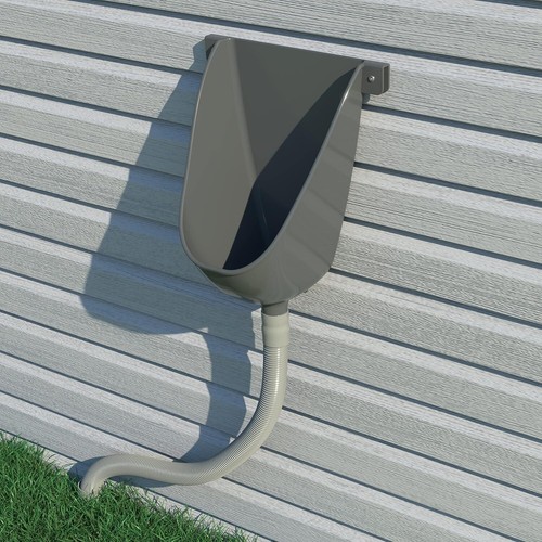 Waterless outside toilet - outside,