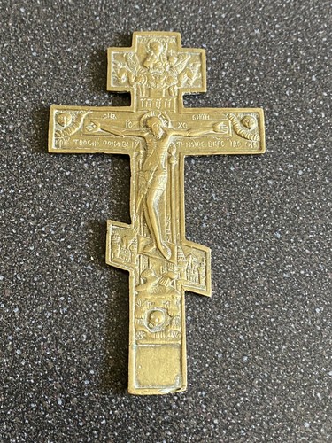 Ancienne croix orthodoxe russe - croix,