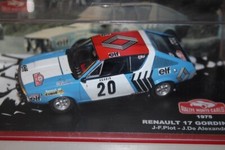 RENAULT  17 Gordini  N°20 Rallye Monte Carlo 1975 (IXO/Altaya) 1/43