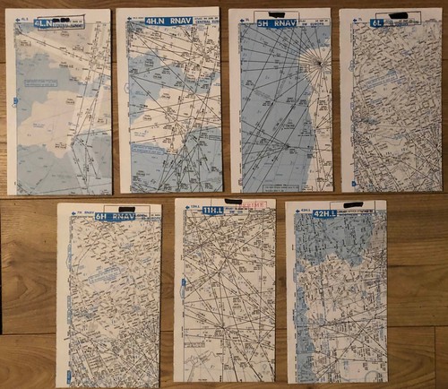 Lot cartes aéronautique - 7,