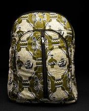 B038 - SAC A DOS. TISSUS, WAX