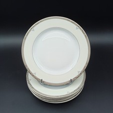 LIMOGES DESHOULIÈRES - 6 ASSIETTES À DESSERT EN PORCELAINE Modèle SCALA lot2