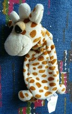 SP/ DOUDOU PELUCHE TROUSSE GIRAFE ECRU RENAULT MINUTE 20 CM TTBE