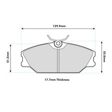 Ferodo DS2500 Front Brake Pads
