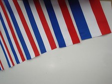 Ruban tricolore BLEU BLANC ROUGE en tissu - largeur au choix - France français