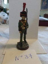 N°37 Figurine Médailler Franklin Étain Soldat  Régiment de Waterloo peint main