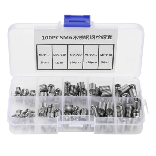 100pcs insert fileté - 100pcs, m6