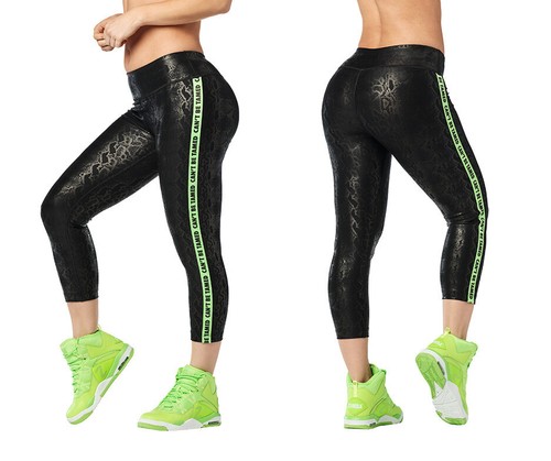 Zumba wild crop leggings - wild,