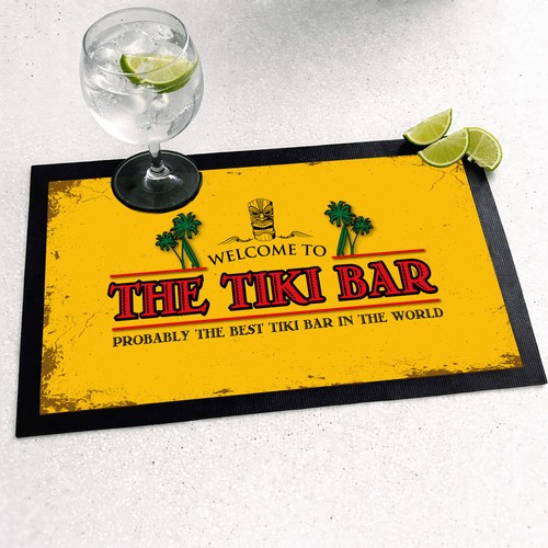 Tiki bar tapis comptoir - bar,