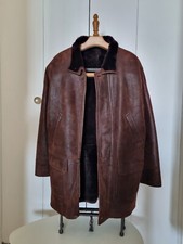 Veste 3/4 Homme en Peau Lainée Taille 48