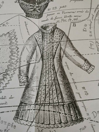 Ancien patron poupee - ,