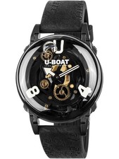 U-Boat 3355 Montre Homme U-65 PVD Blanc 44mm 5ATM