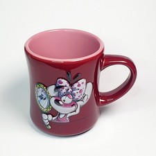 Ancien Mug Tasse Diddl Diddlina Bordeau Relief 3D ExE Rare Feuille Bloc Boîte