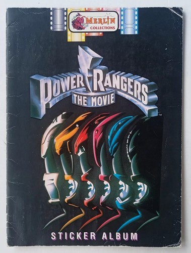 Sticker album power rangers - album,