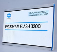 Minolta Program Flash 3200i   - Mode d'emploi - Germany / Spain  (Réf#M-010)