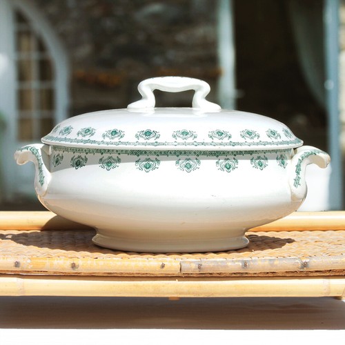 Ancienne soupière faïence - en,