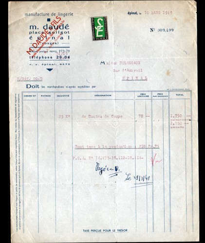 Epinal usine lingerie - epinal,