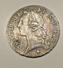 LOUIS XV   ECU  au  BANDEAU