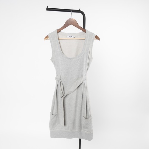 Robe grise sans manches femme