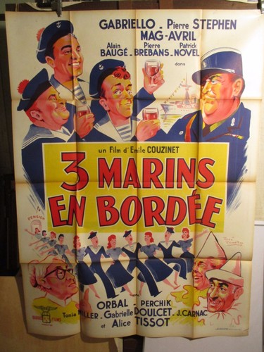 Affiche cinema marins - affiche,