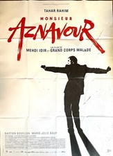 Affiche Cinéma MONSIEUR AZNAVOUR 120x160cm Poster / Tahar Rahim / Charles