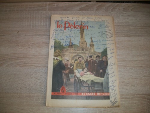 Ancien journal pèlerin - ancien, journal,