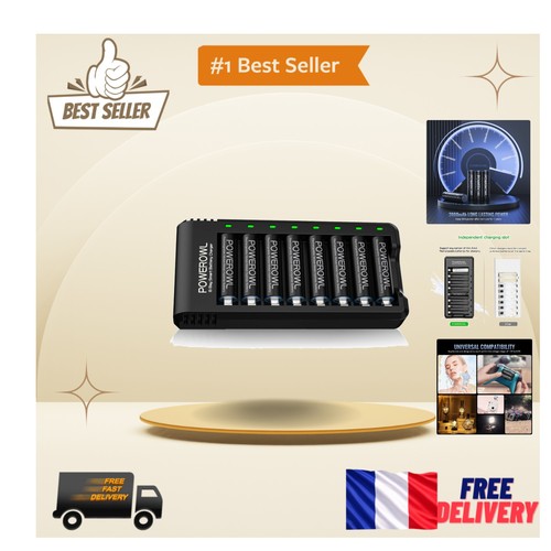 Chargeur slots pour - pour, piles