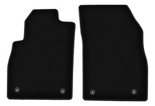 Tapis de sol avant en velours noir pour Opel Astra J 2009-2015 