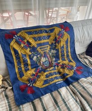 foulard Hermès carré 90x90 100% Silk Soie « Aux Champs »