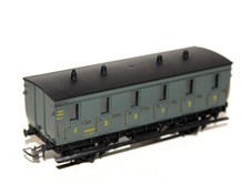 RARE! MMM RG HO WAGON A COMPARTIMENT DAME SEULEMENT, VOITURE VOYAGEUR 3e Cl SNCF