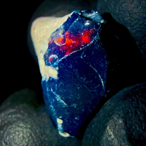 Black opal éthiopien - black, opal,