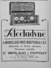 PUBLICITÉ DE PRESSE 1926 LE