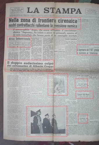 Ww2 sous marin argo cola - le,