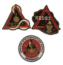 LOT de 3 Tissus DEMINAGE NEDEX