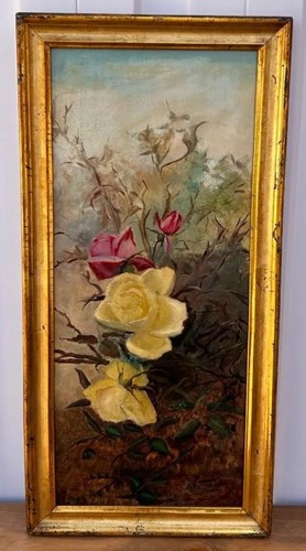 Tableau ancien huile nature - tableau,