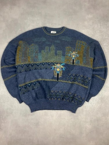 Pull maille vintage - , laine