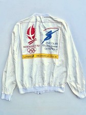 1992 Albertville - jeux olympiques JO - veste publicitaire Fontainebleau - L