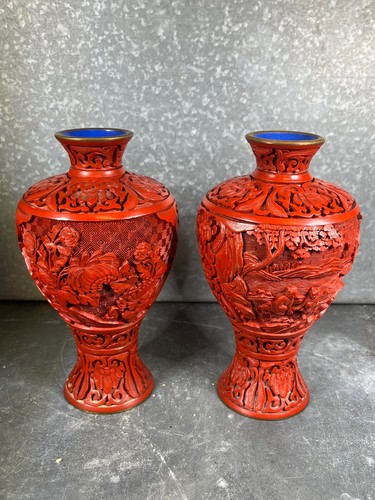 Ancienne paire vases chinois - ancienne,
