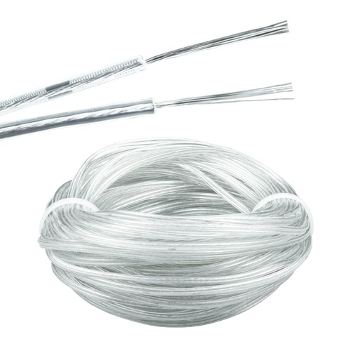 Câble transparent 20m 28awg - transparent,