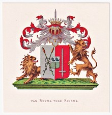 Van Beyma Thoe Kingma Blason