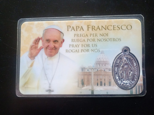 Carte prière papa francesco - carte,