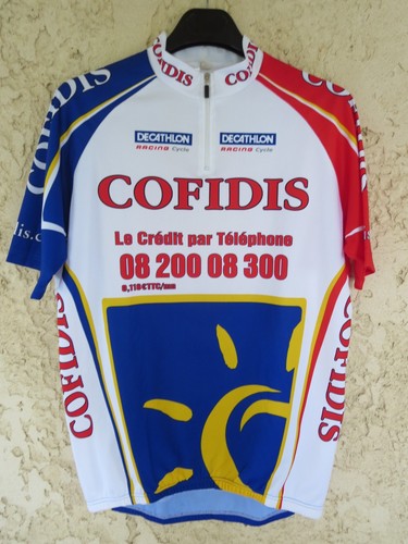 Maillot cycliste cofidis 2004 - maillot,