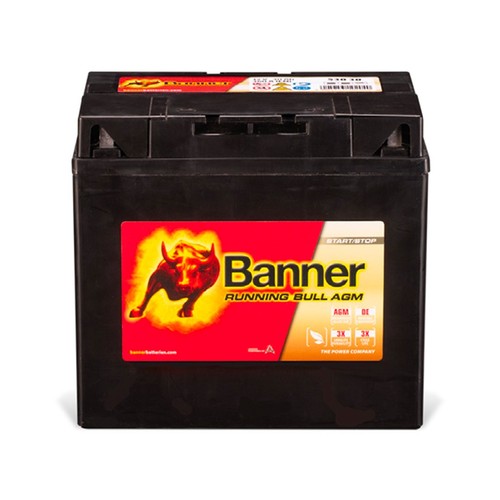Batterie starting bull banner - bull,
