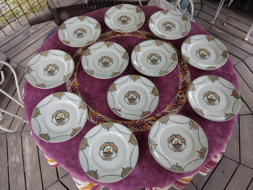 Assiettes dessert - assiettes, à