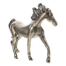 1Pc Laiton Cheval Statue