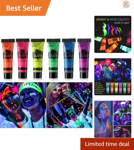Neon fluorescent face body - fluorescent,