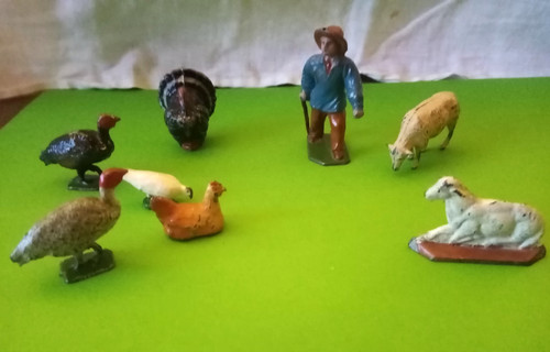 Ensemble figurines de la - ensemble,