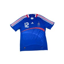 Maillot football vintage Equipe de France #12 Henry domicile saison 2008-2009